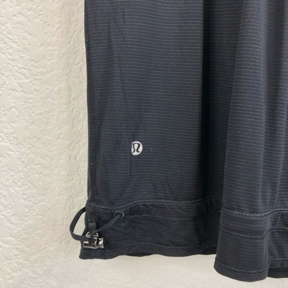 Lululemon Hustle & Bustle Tank Drawstring Mixed Media Drawcord Top - Picture 3 of 8